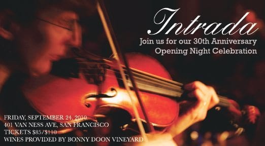 Join for for Intrada, our opening night celebration.