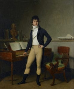 Illustration of François-Adrien Boieldieu by Louis Léopold Bouilly c. 1800.