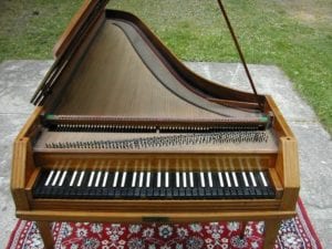 18th century "Mozart-period" fortepiano, attributed to Jan Lodewijk Dulcken, restored by Edward Swenson